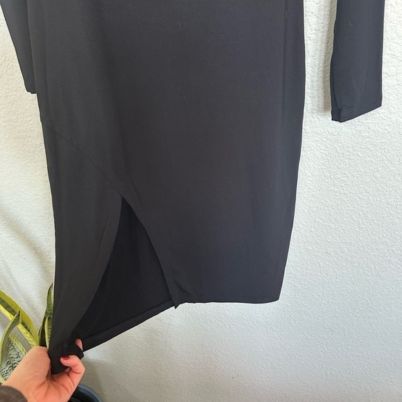 Revolve Krisa | Asymmetrical Cutout Midi Dress - Picture 5 of 11